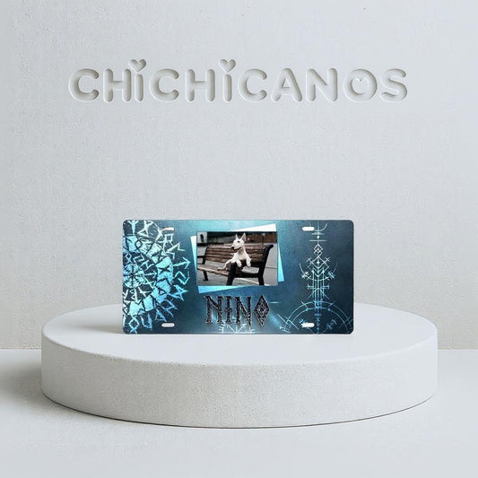 Plaque personnalisee en metal