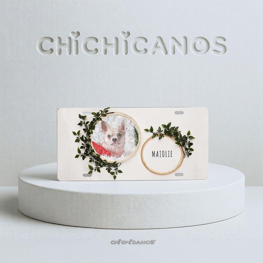 Plaque personnalisee en metal