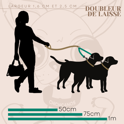 Doubleur de laisse pour chien