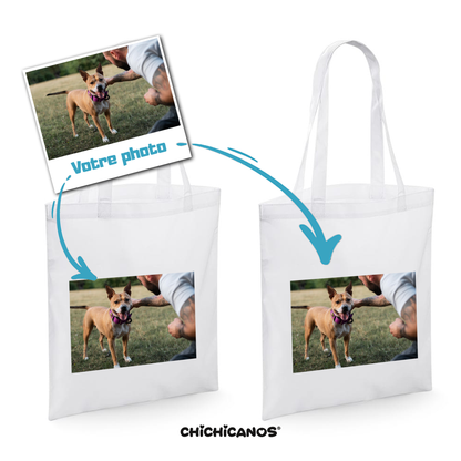 Sac de Shopping Personnalisé avec Photo