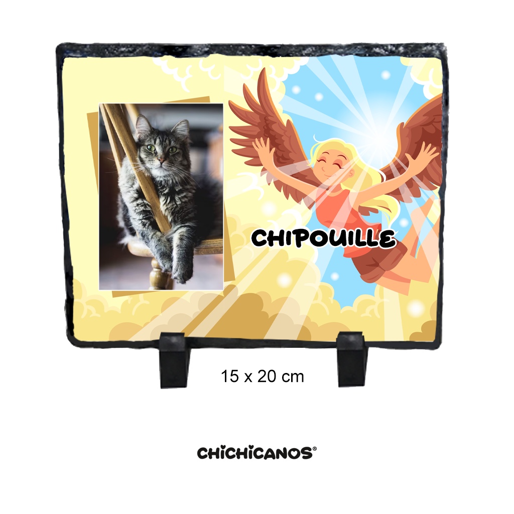 Ardoise souvenir personnalisée avec photo