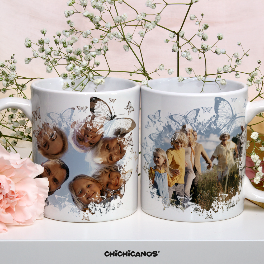 mug personnalisé avec photo famille