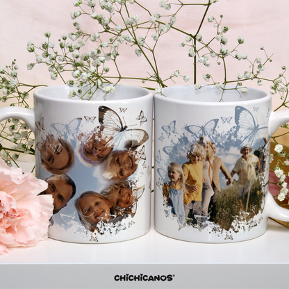 mug personnalisé avec photo famille