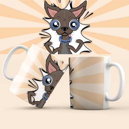 Mug Chichicanos chihuahua orange