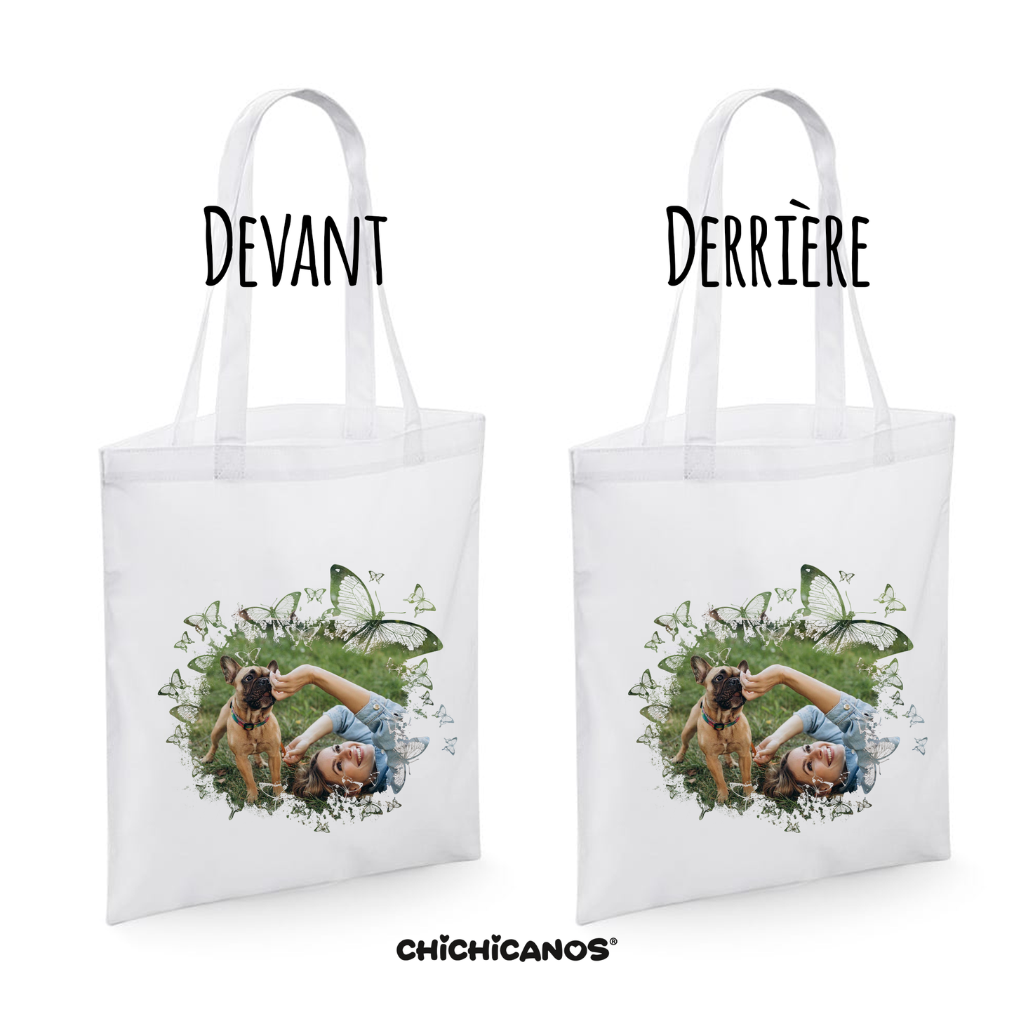 Sac de Shopping Personnalisé avec Photo