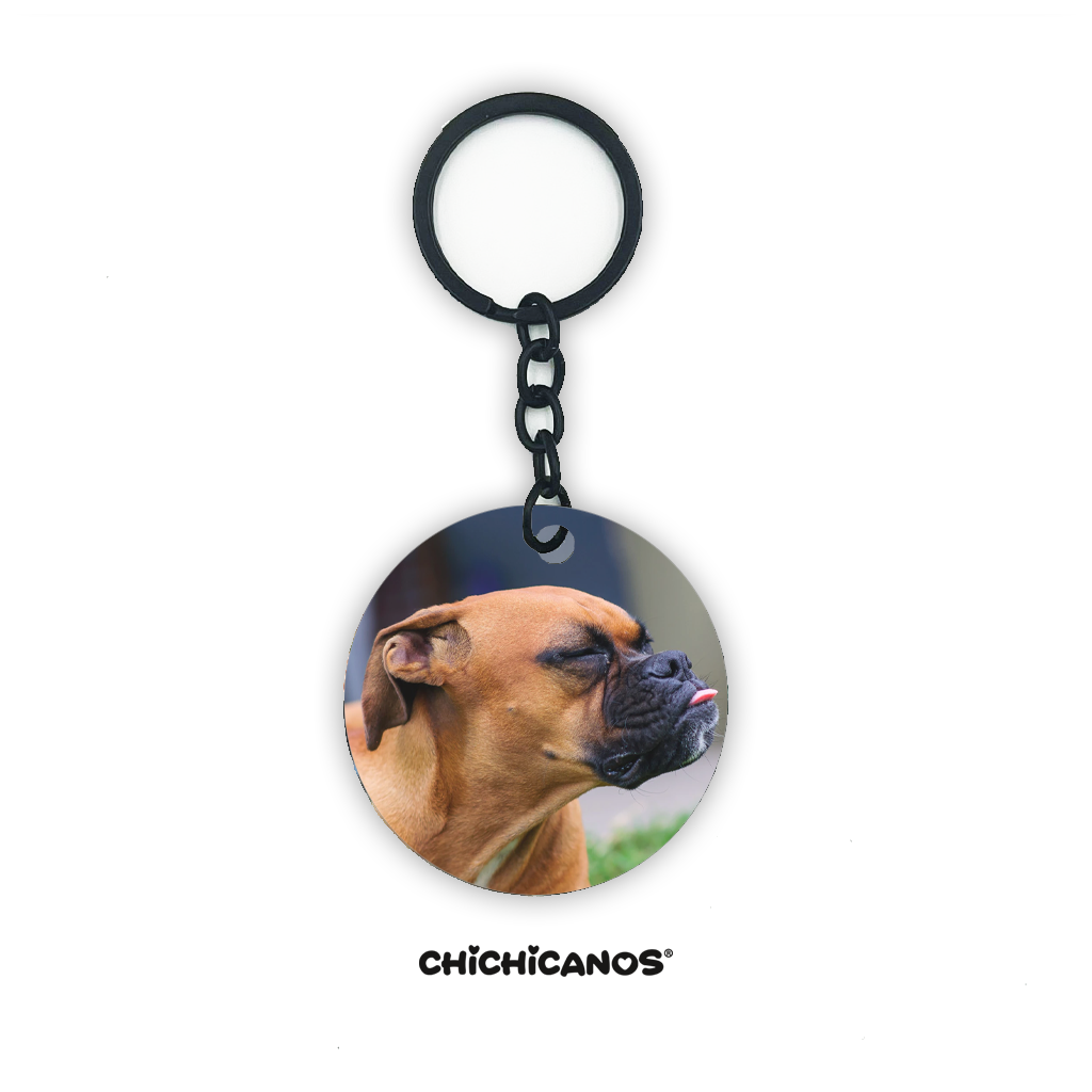 Porte-clés personnalisé avec photo chien - Petits Compagnons
