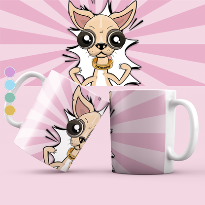 Mug Chichicanos chihuahua rose
